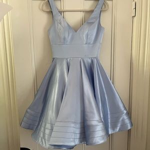 Blue Ieena for Mac Duggal Cocktail Dress